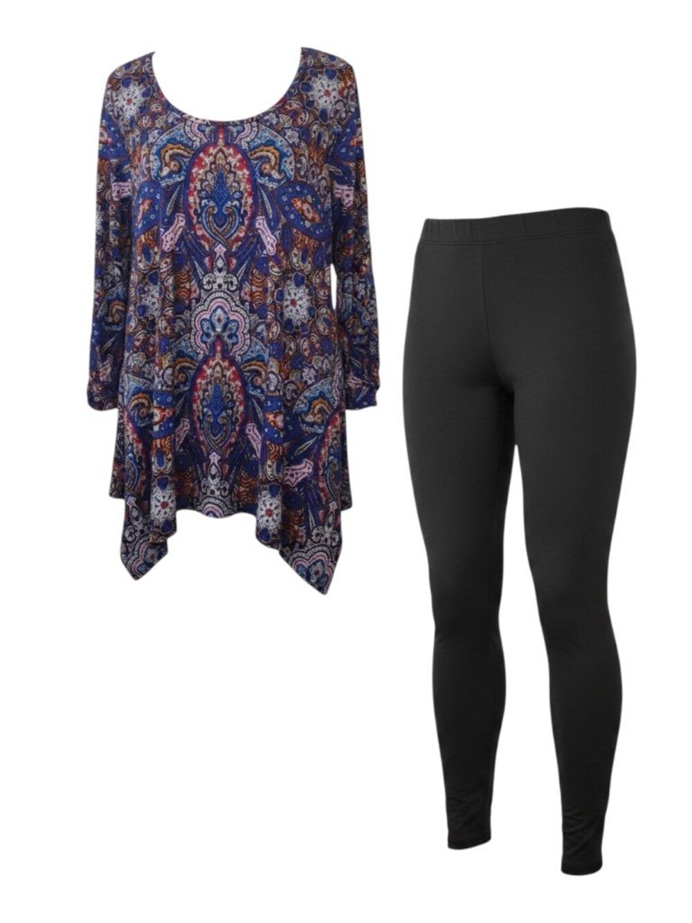 Grace Elements Boho Top & 7Seven Stretch Pants